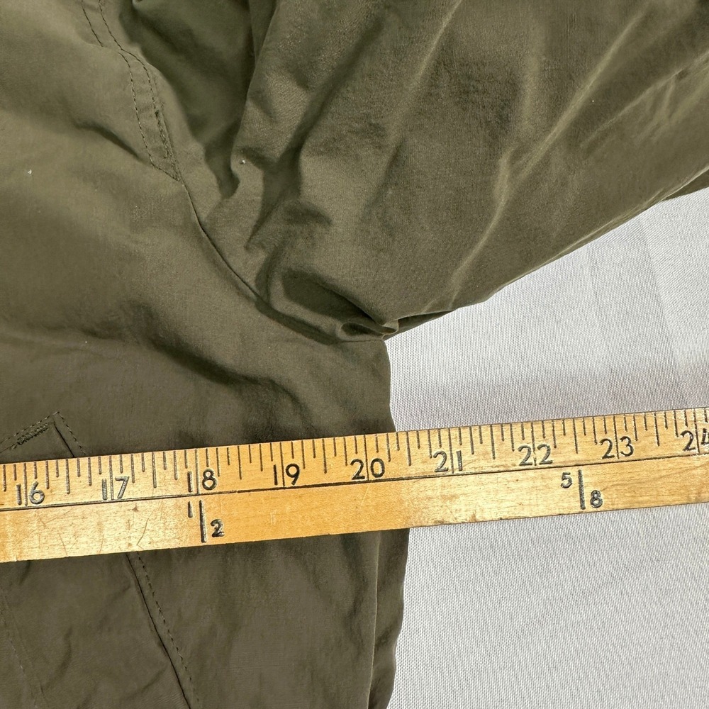 Abercrombie & Fitch Sherpa Lined Field Jacket Olive Green Mens Small Utility - Picture 5 of 6